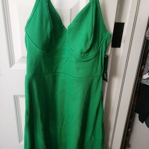 Wild Fable Green Size Medium Asymmetrical Dress NEW with Tags